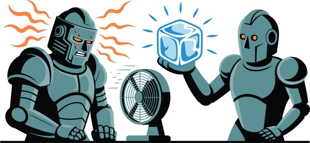 0章.	超未来予測編　「なぜ未来は熱で決まるのか」<br>0-3. ロボット社会は関節熱問題と戦う 〜未来のロボットは、動きより先に熱で止まるかもしれない〜